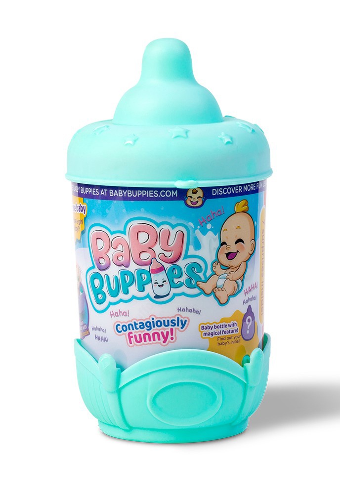 

Пупс Baby Buppies TigerHead Toys в колыбельке, бирюзовый, в ассортименте