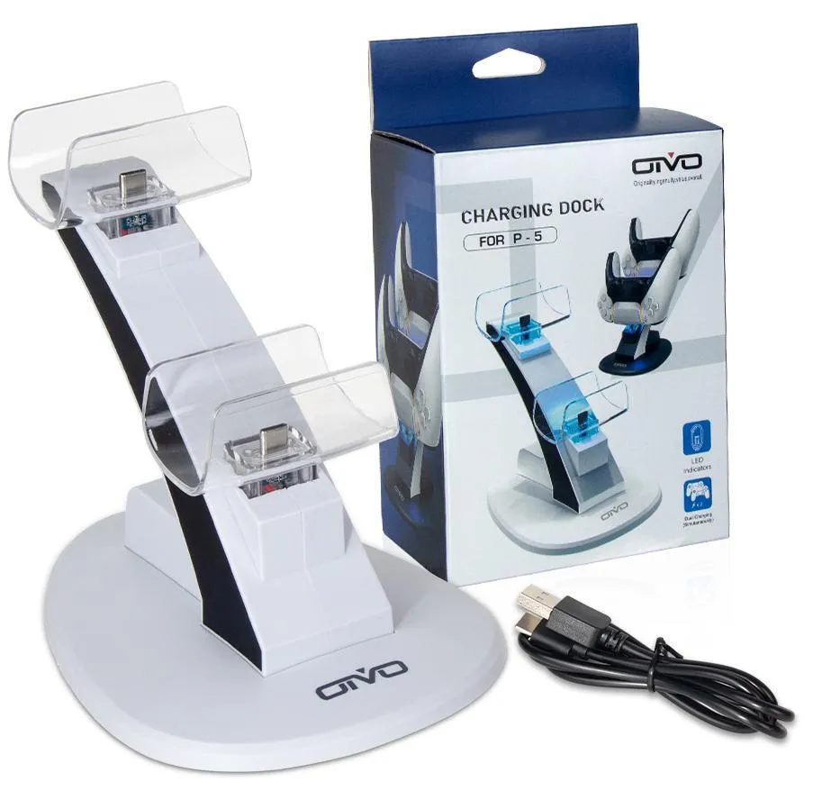 

Зарядная станция Oivo PS-5 Dual Charging Dock for Controllers IV-P5234W