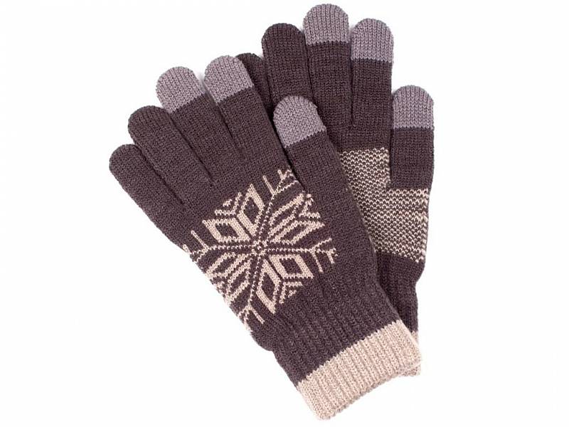

Теплые перчатки для сенсорных дисплеев Territory 0718 Dark Grey