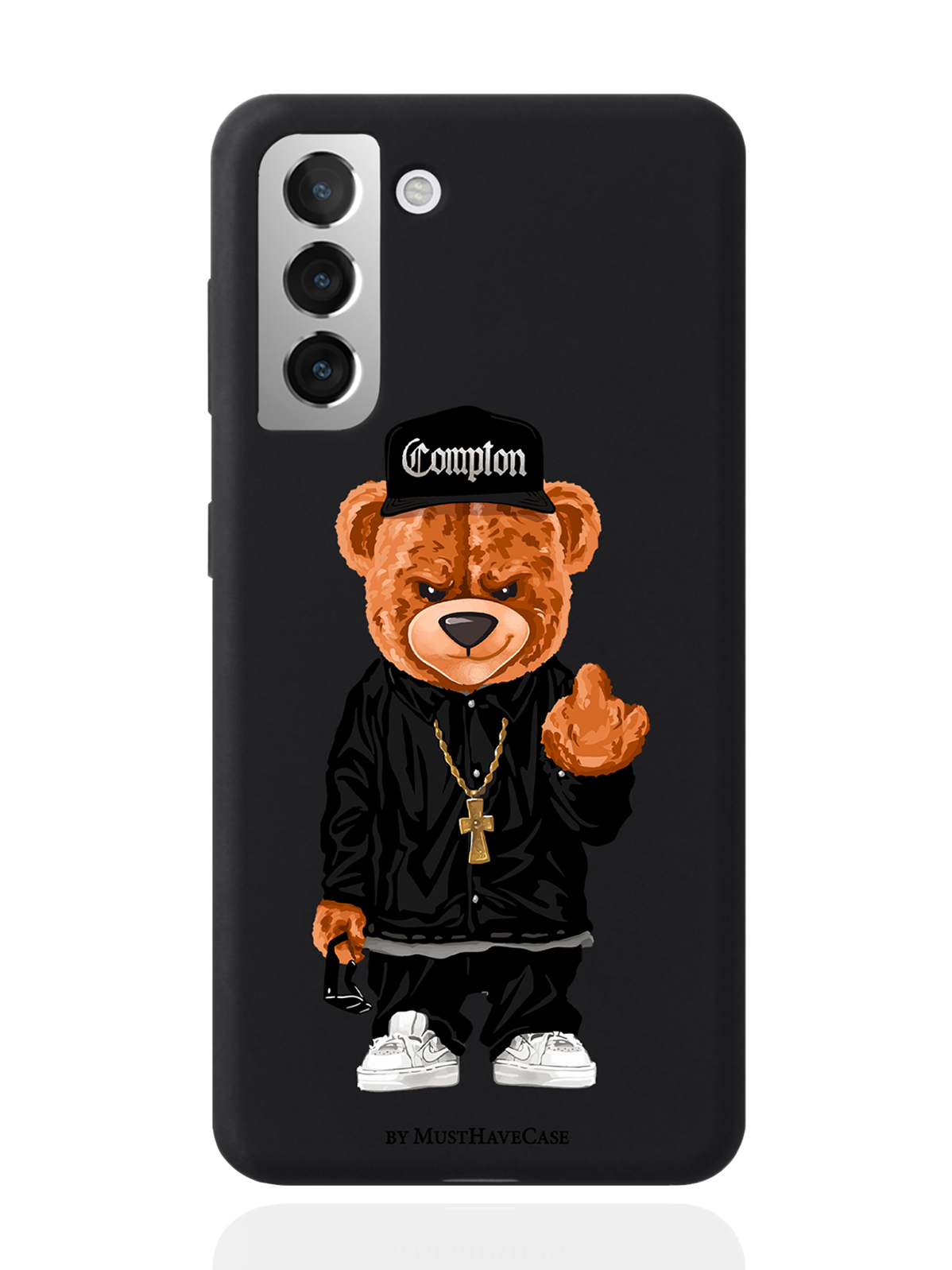 фото Чехол musthavecase для samsung galaxy s21 мишка compton