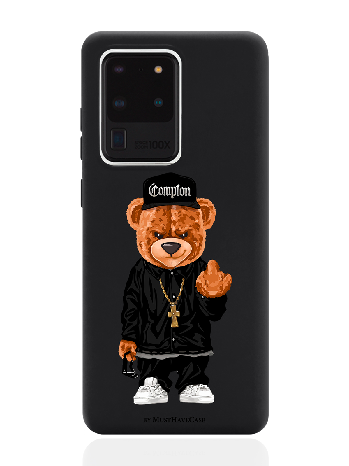 

Чехол MustHaveCase для Samsung Galaxy S20 Ultra Мишка Compton, Коричневый;черный;белый, Samsung Galaxy S20 Ultra Мишка Compton