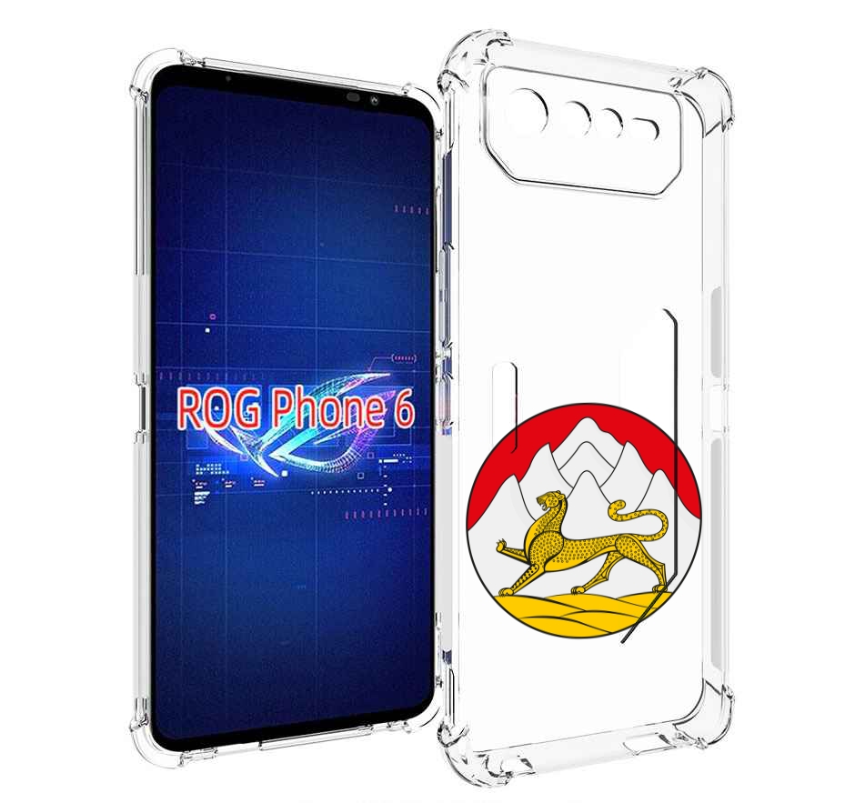 

Чехол MyPads герб-северная-осетия для Asus ROG Phone 6, Прозрачный, Tocco