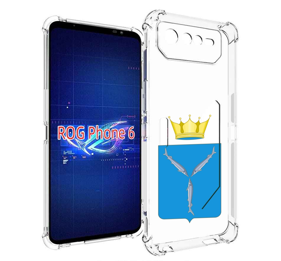 

Чехол MyPads герб-саратовская-область для Asus ROG Phone 6, Прозрачный, Tocco