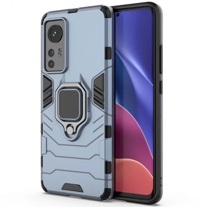 

Противоударный чехол для Xiaomi Mi 12 / 12X / 12S, Синий, Transformer Ring