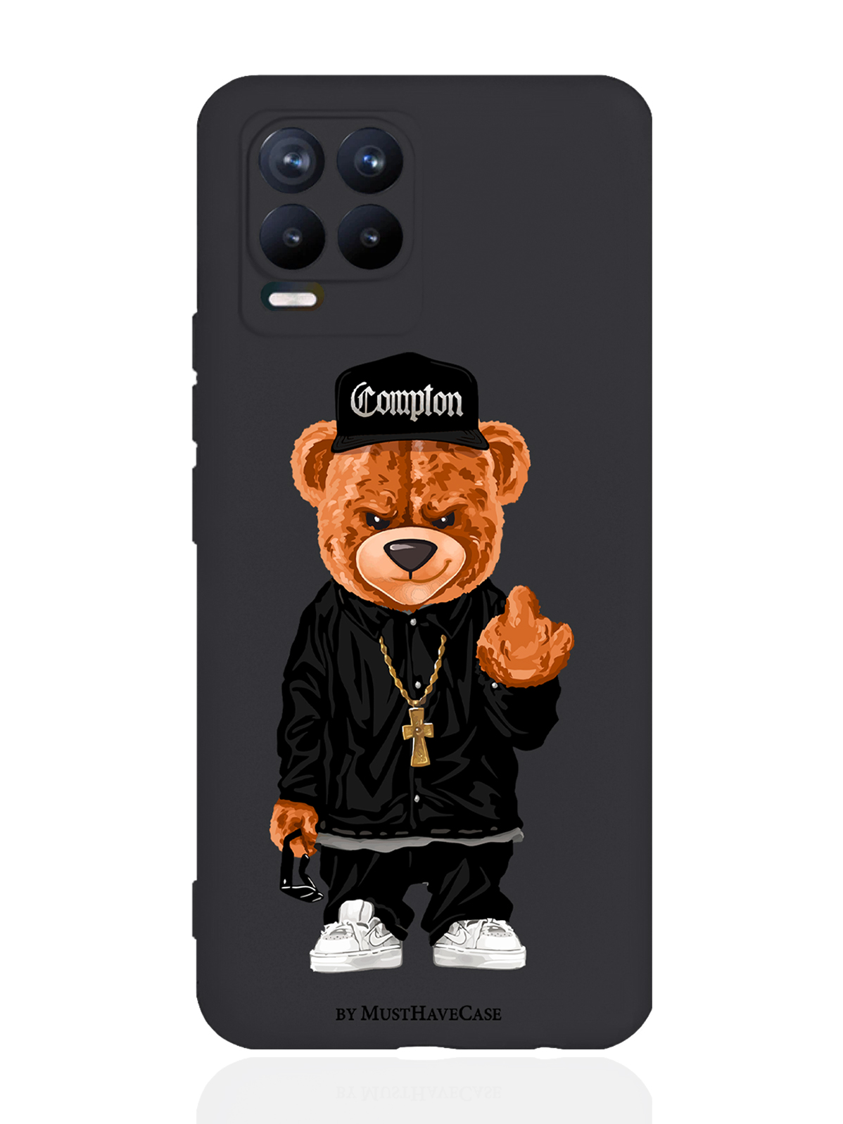 фото Чехол musthavecase для realme 8 мишка compton