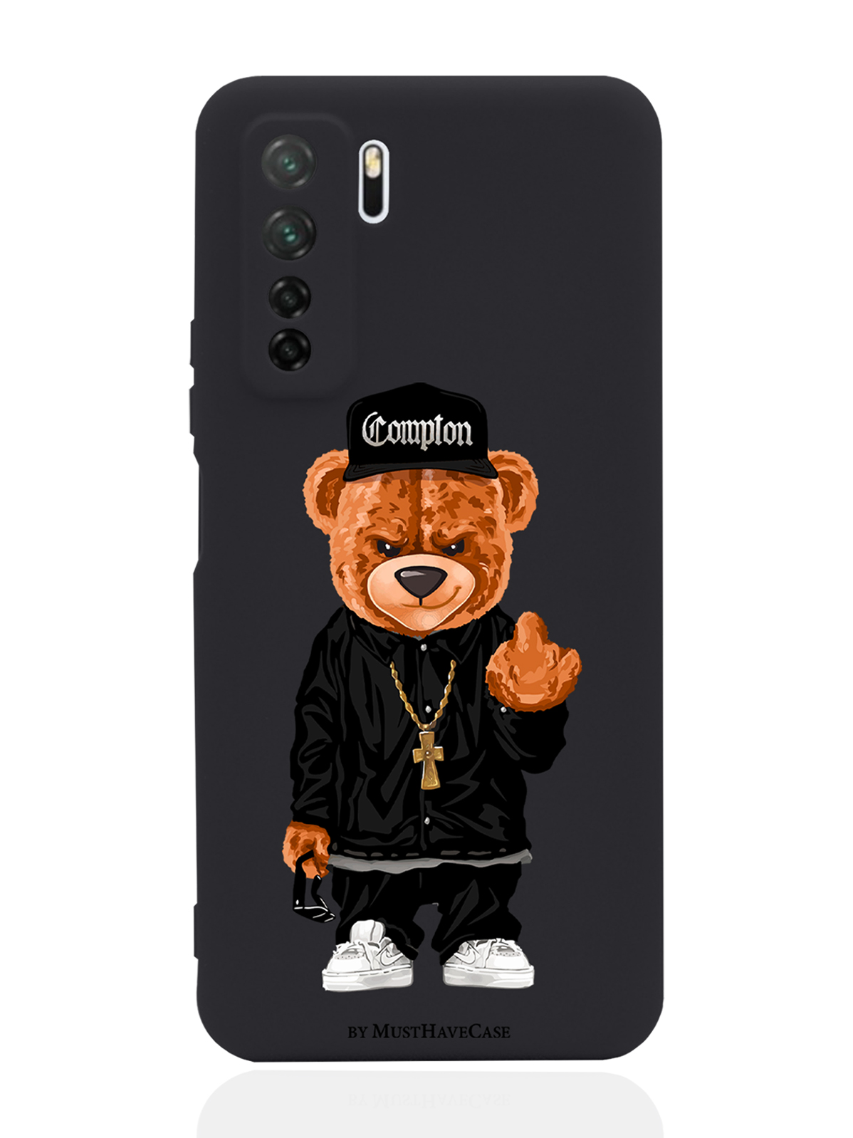 фото Чехол musthavecase для huawei p40 lite 5g мишка compton