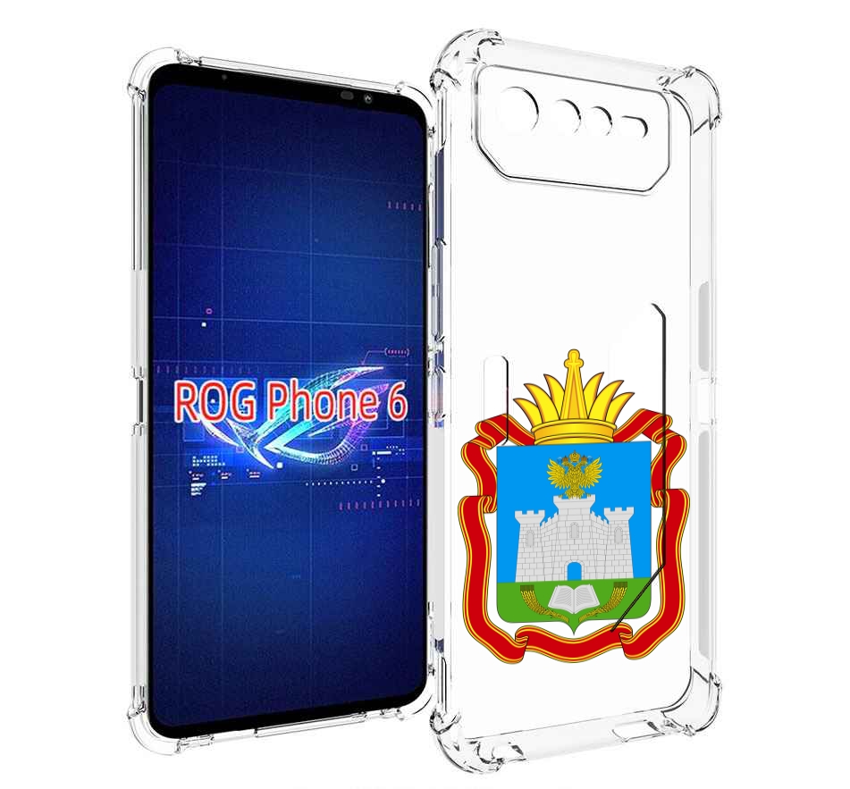 

Чехол MyPads герб-орловская-область для Asus ROG Phone 6, Прозрачный, Tocco