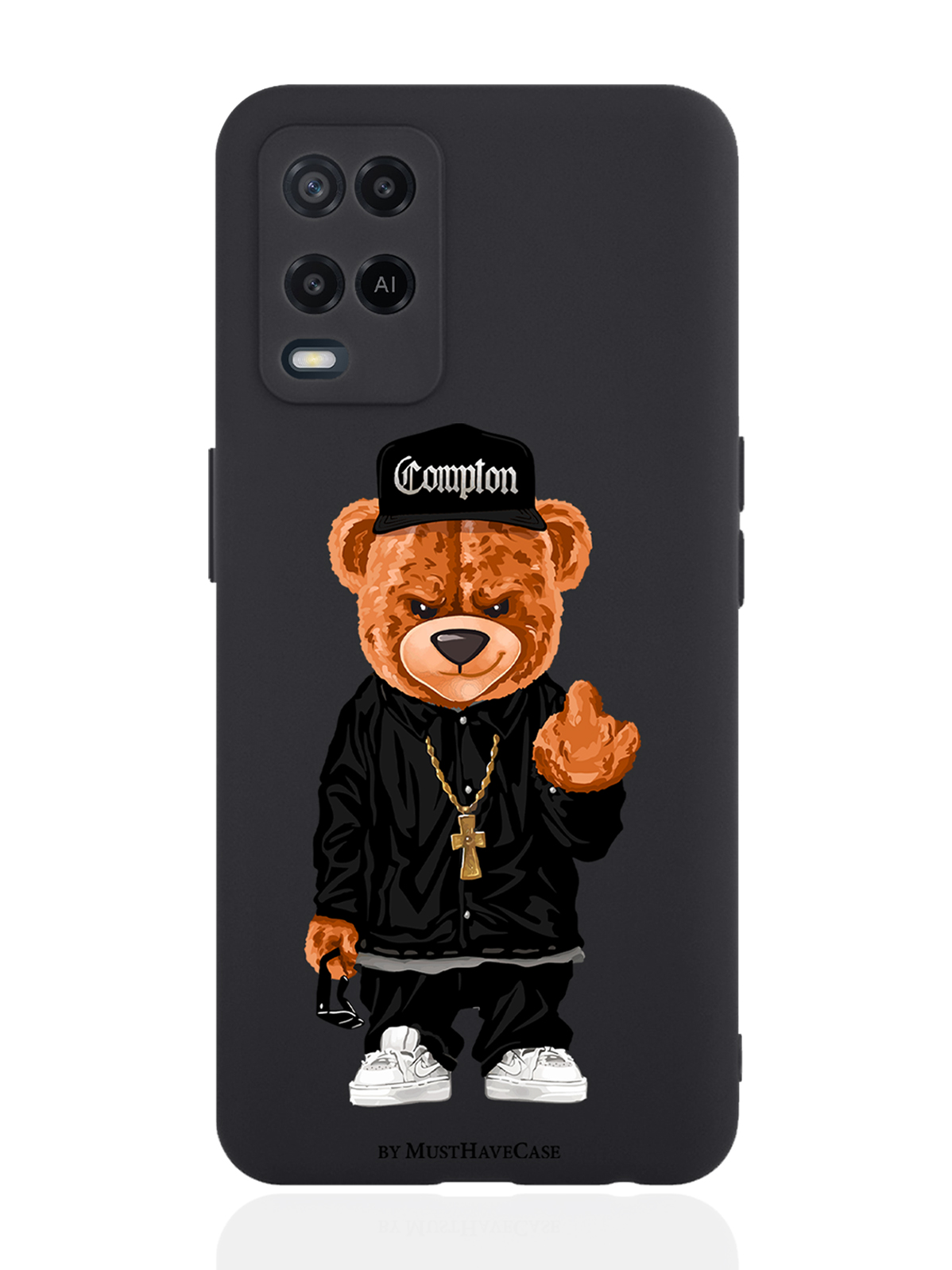 фото Чехол musthavecase для oppo a54 мишка compton