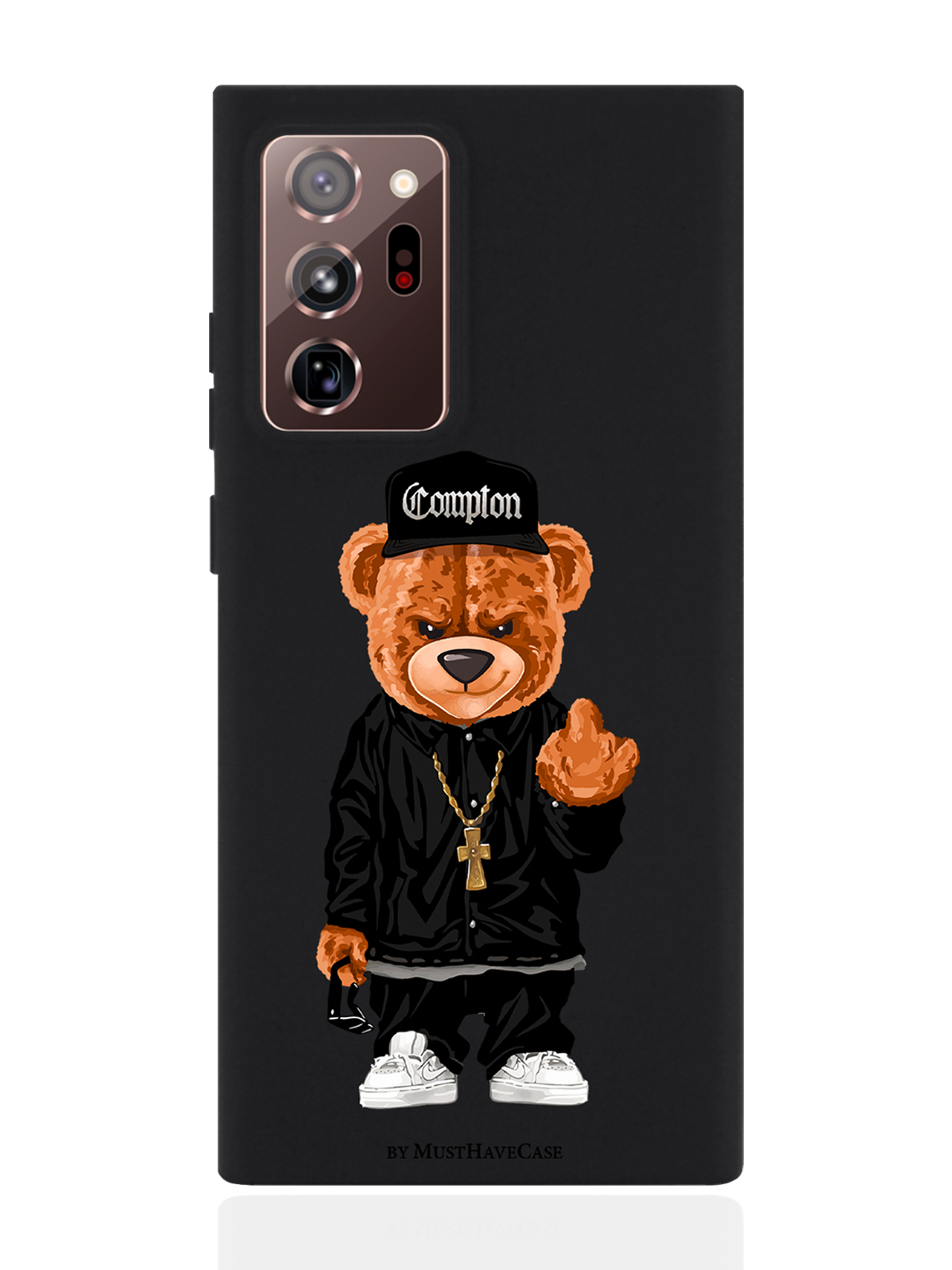 

Чехол MustHaveCase для Samsung Galaxy Note 20 Ultra Мишка Compton, Коричневый;черный;белый, Samsung Galaxy Note 20 Ultra Мишка Compton