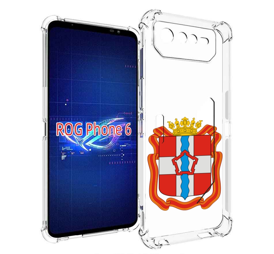 

Чехол MyPads герб-омскои-области для Asus ROG Phone 6, Прозрачный, Tocco