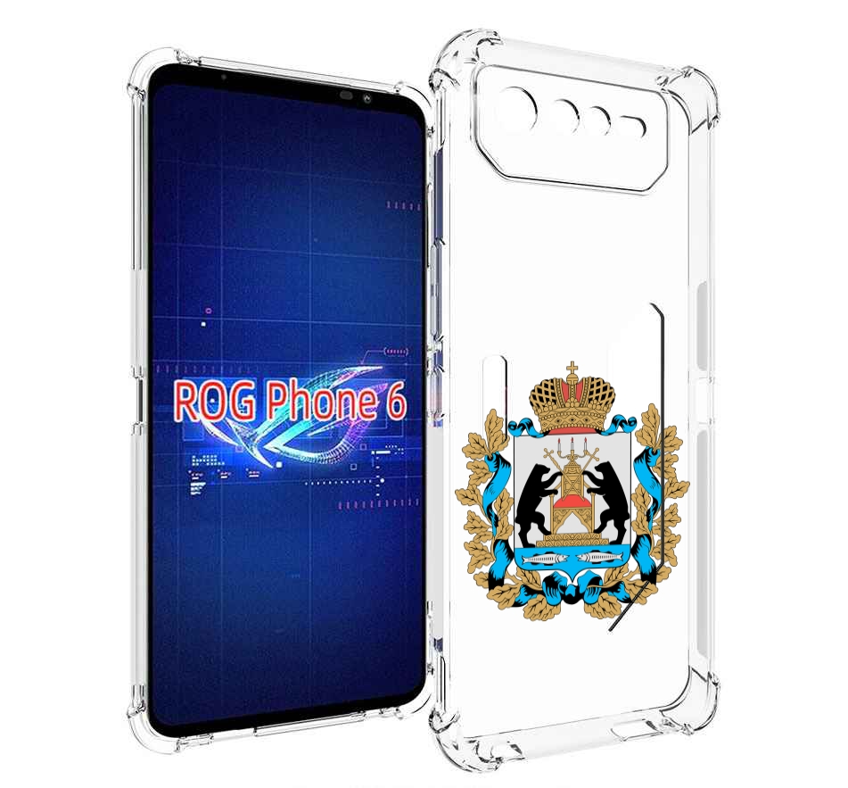 

Чехол MyPads герб-новгородская-область для Asus ROG Phone 6, Прозрачный, Tocco