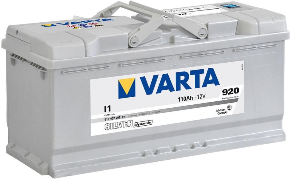 

c 12v 110ah 920a 393х175х190 Полярность 0 Клеммы 1 Крепление B13 (I1) Varta арт. 610402092