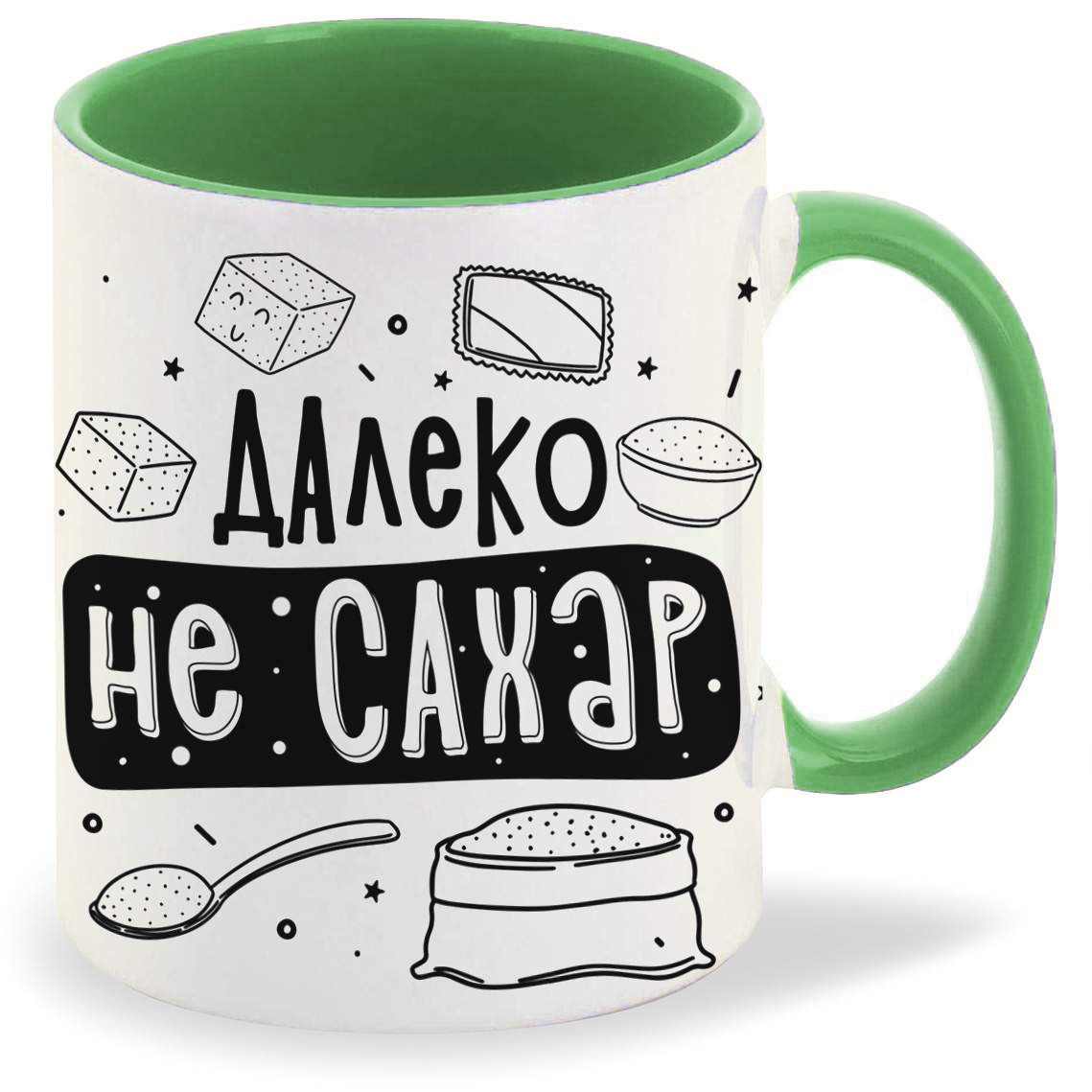 

Кружка CoolPodarok Любовь и еноты правят миром девочка