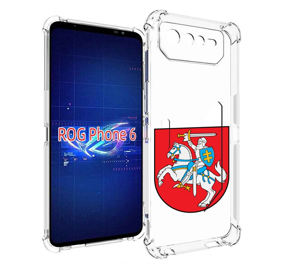 

Чехол MyPads герб-литва для Asus ROG Phone 6, Прозрачный, Tocco