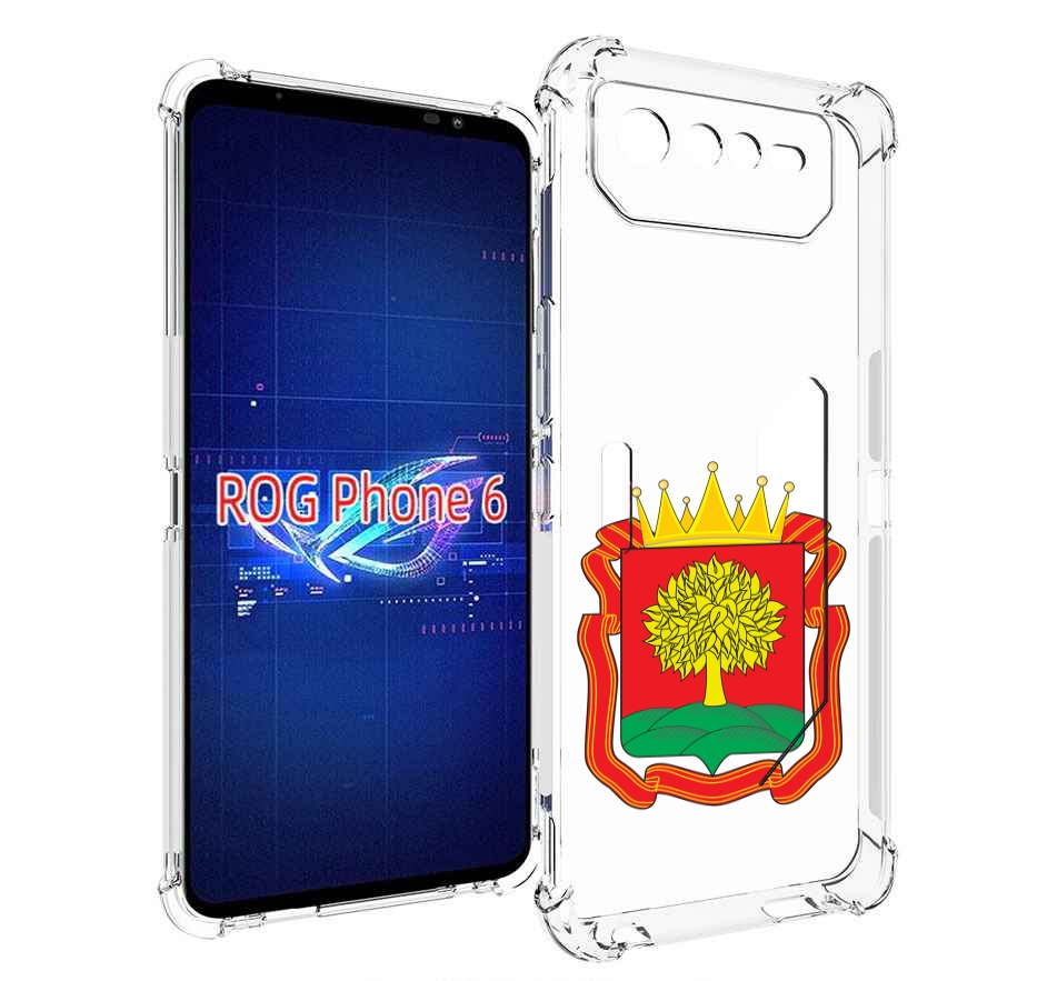 

Чехол MyPads герб-липецкая-область для Asus ROG Phone 6, Прозрачный, Tocco