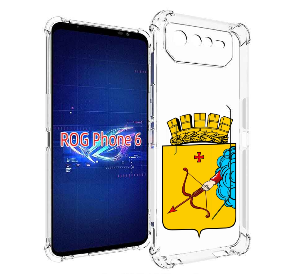

Чехол MyPads герб-кировская-область для Asus ROG Phone 6, Прозрачный, Tocco