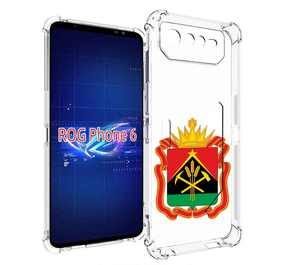 

Чехол MyPads герб-кемеровскои-области для Asus ROG Phone 6, Прозрачный, Tocco