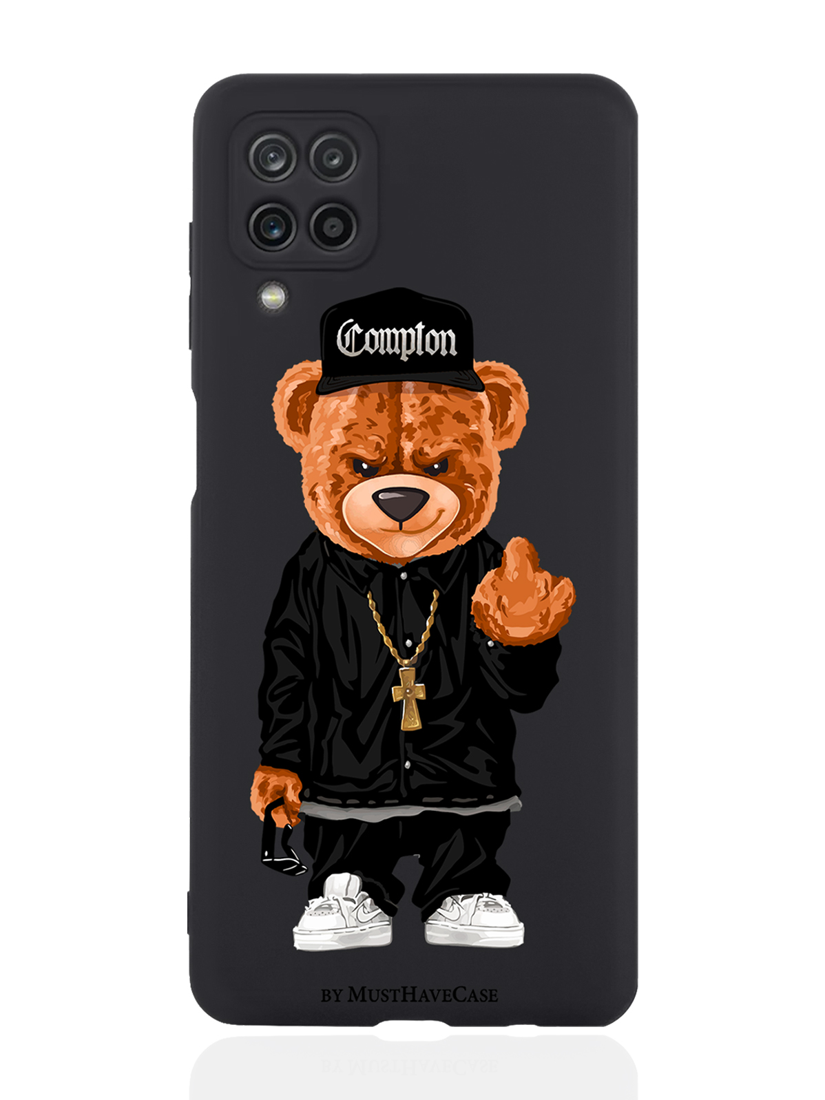 фото Чехол musthavecase для samsung galaxy a12 мишка compton