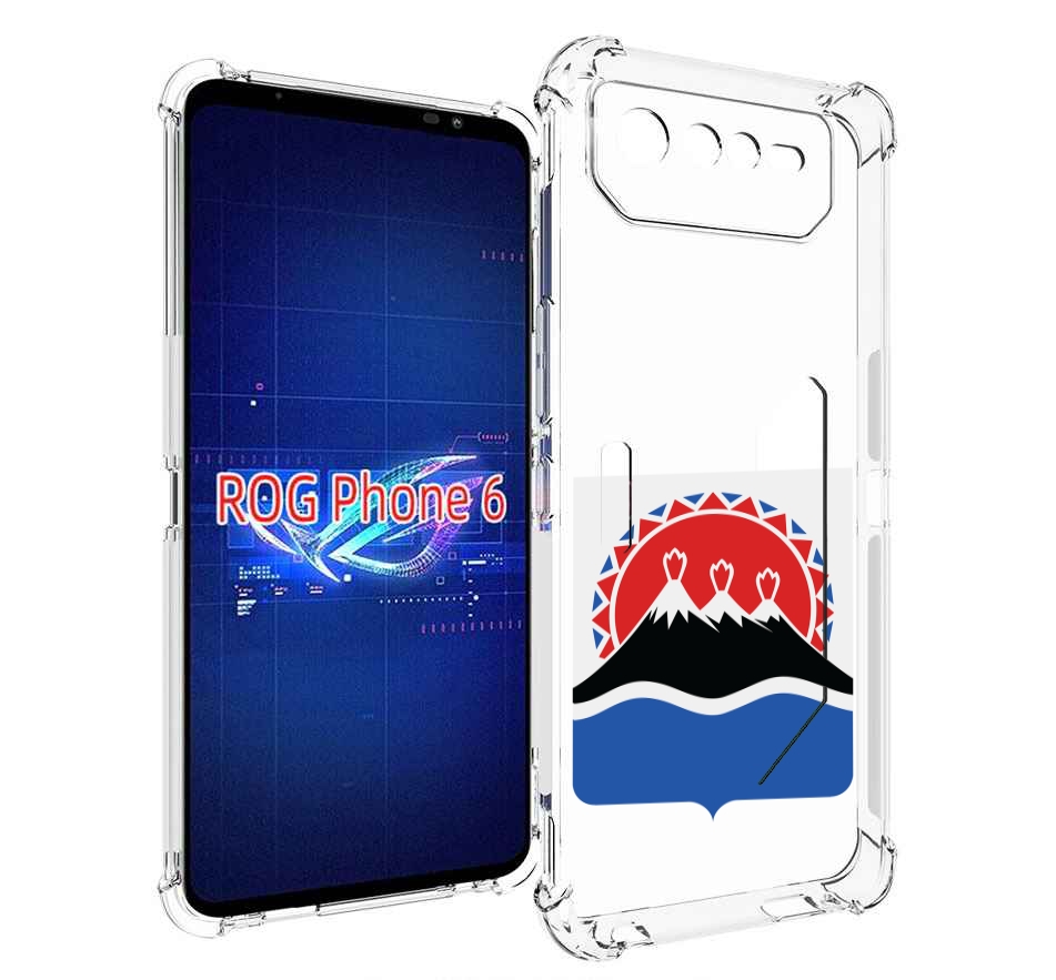 Чехол MyPads герб-камчатскии?-краи? для Asus ROG Phone 6