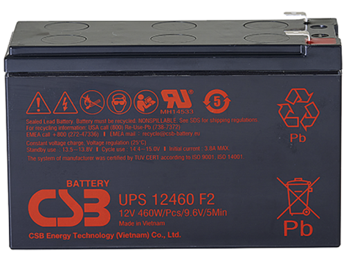 CSB Батарея UPS12460 (12V, 9Ah)