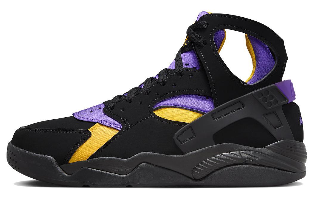 

Кроссовки унисекс Nike Air Flight Huarache Black and Varsity Purple черные 46 EU, Черный, Air Flight Huarache Black and Varsity Purple