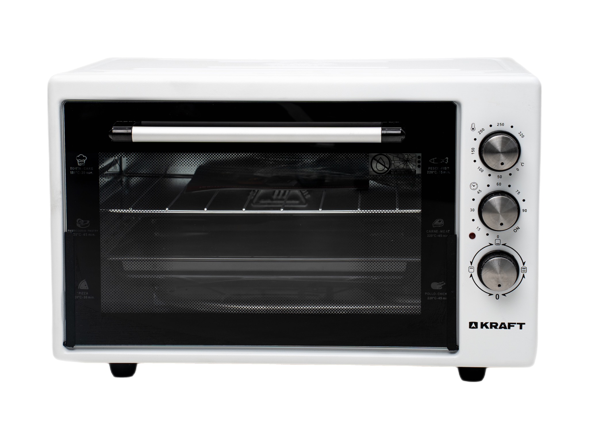 

Мини-печь KRAFT KF-MO 4500 W белый, KF-MO 4500 W