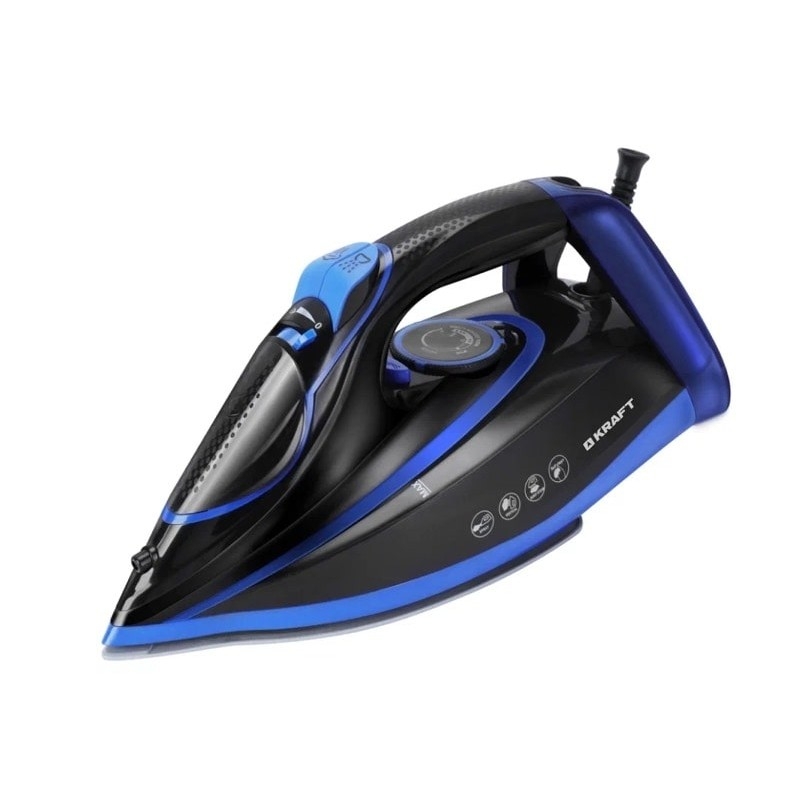 

Утюг KRAFT KF-CI24204A черный; синий, KF-CI24204A