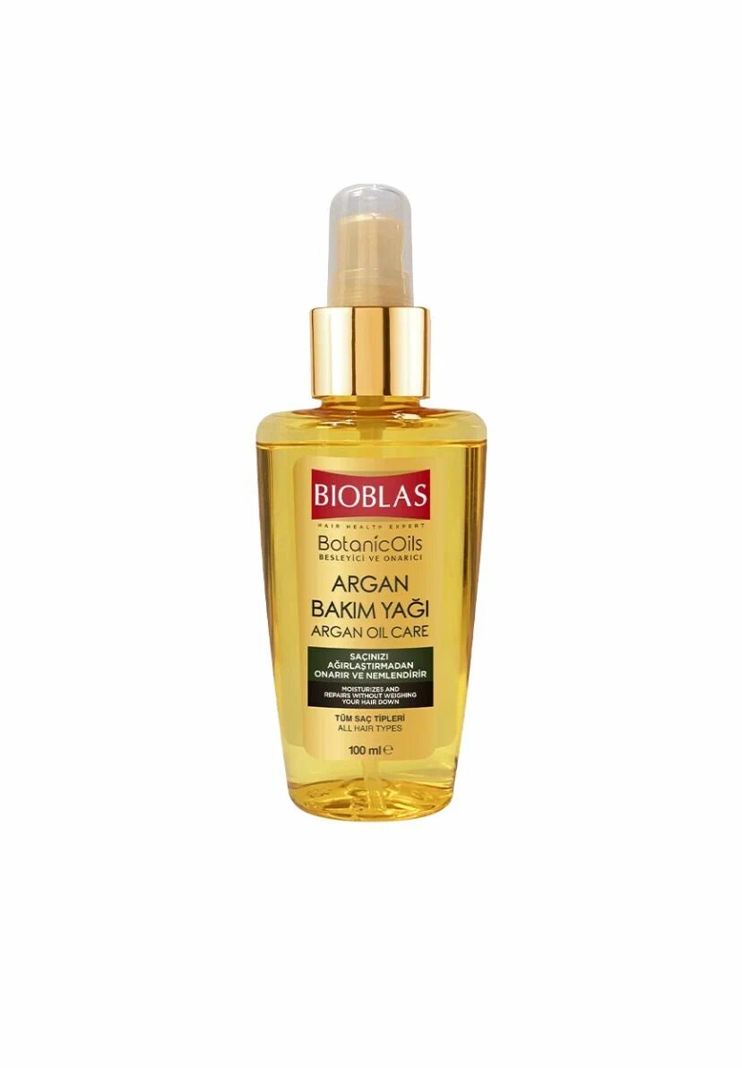 фото Масло bioblas botanic oils argan hair care oil увлажняющее, восстанавливающее, 100 мл