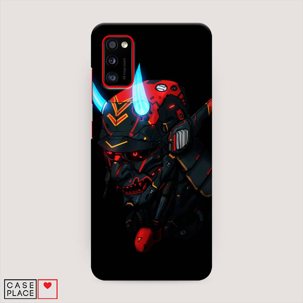 

Пластиковый чехол "Неоновый самурай" на Samsung Galaxy A41