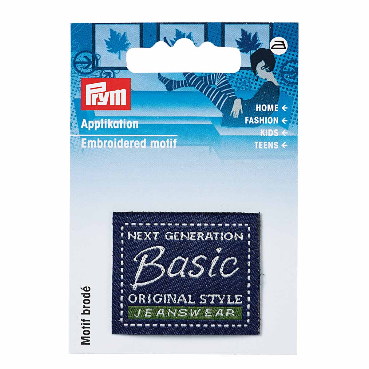 

Термоаппликация Prym 925667 Basic Originl Style квадратный джинсовый ярлык