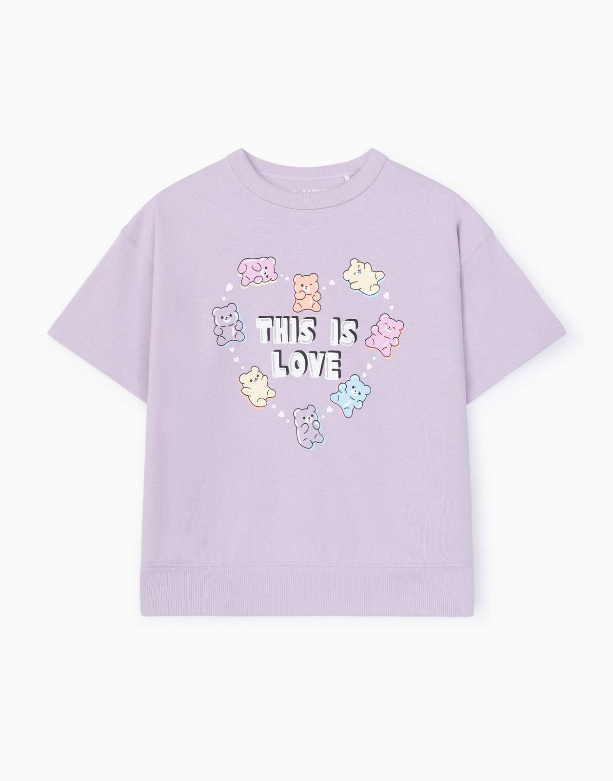 

Футболка для девочки Gloria Jeans GKT023169 сиреневый 8-10л/140, Фиолетовый, GKT023169