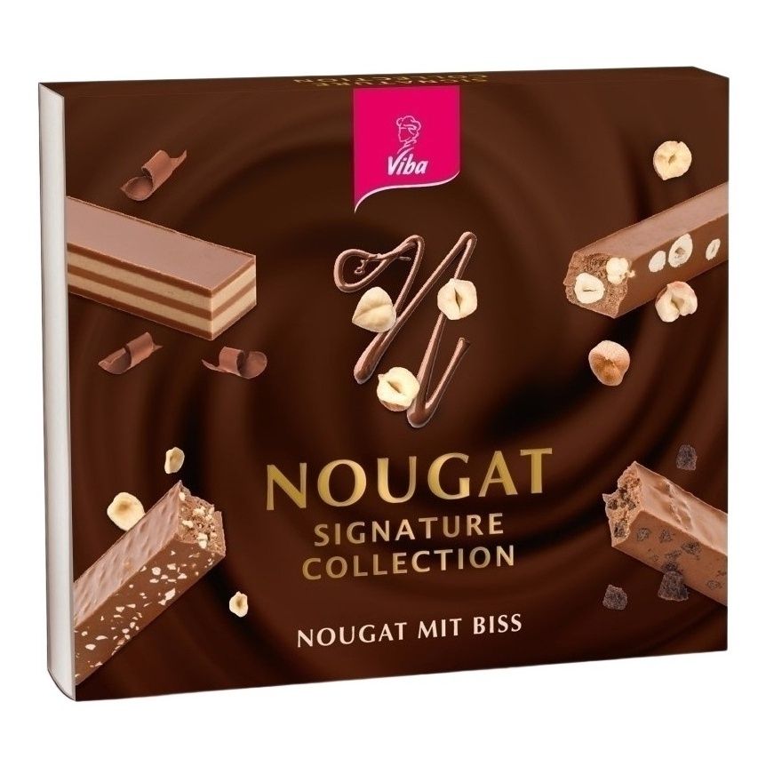 

Нуга Viba Nougat Signature СolleСtion орех-шоколад 140 г