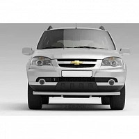 

Защита переднего бампера одинарная d=63 мм ШАГРЕНЬ (ППК) Chevrolet Niva 2009-2020, LNV330204