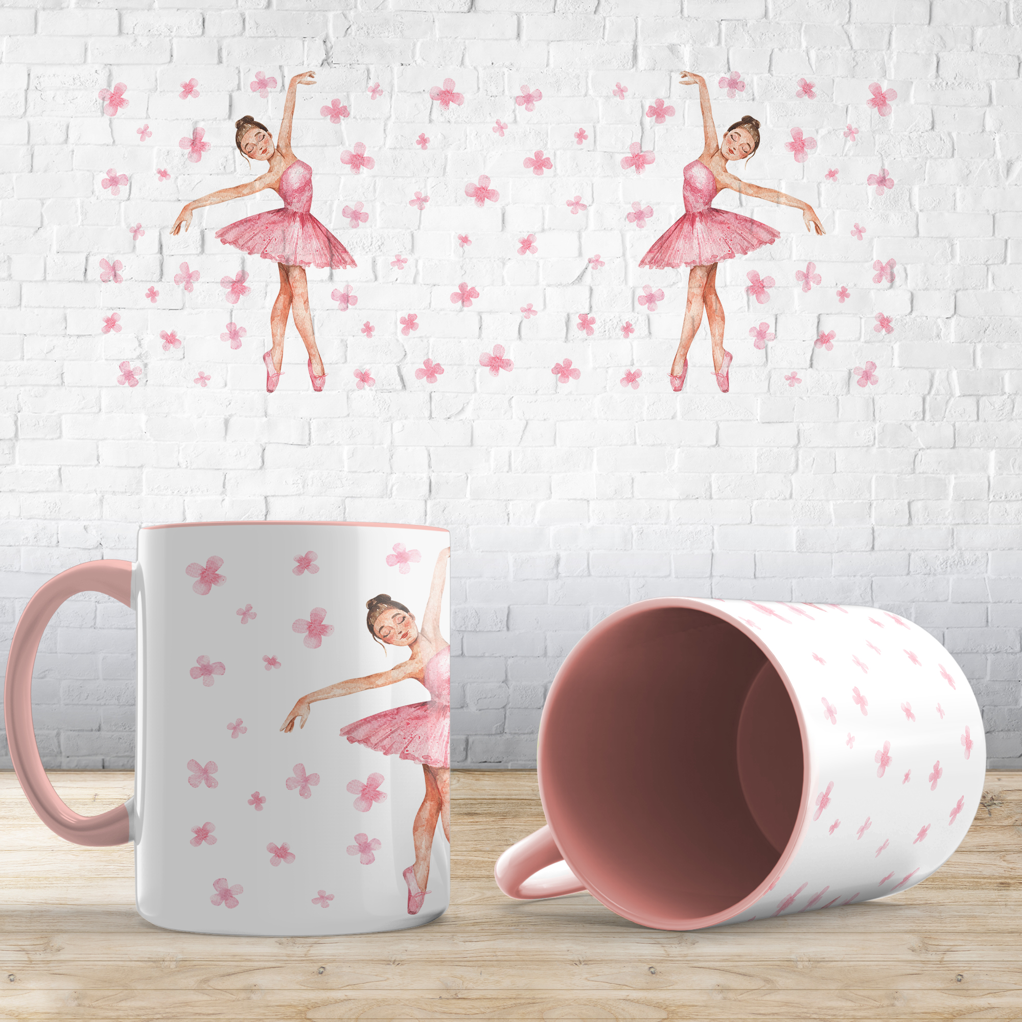 

Кружка Gerasim с принтом "Балерина в розовом", Светло-розовый, Керамика, 330 мл., Кружка Балерина в розовом