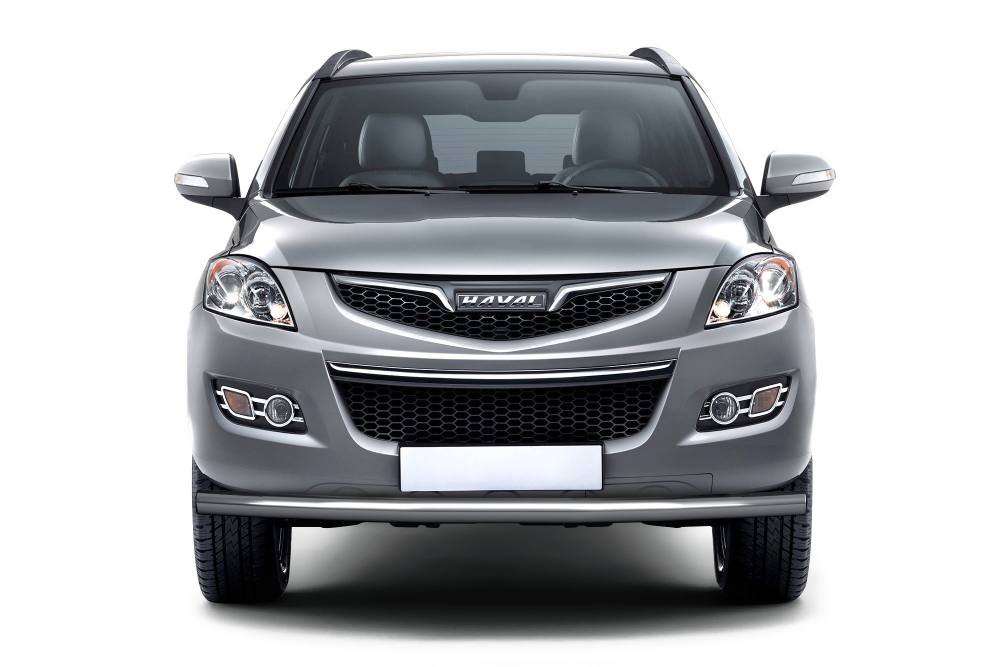 

Защита переднего бампера одинарная d=63 мм (НПС) Haval H5 2020-2021, HVH220202