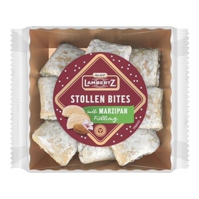 Пряники Lambertz Stollen Bites с марципаном 350 г