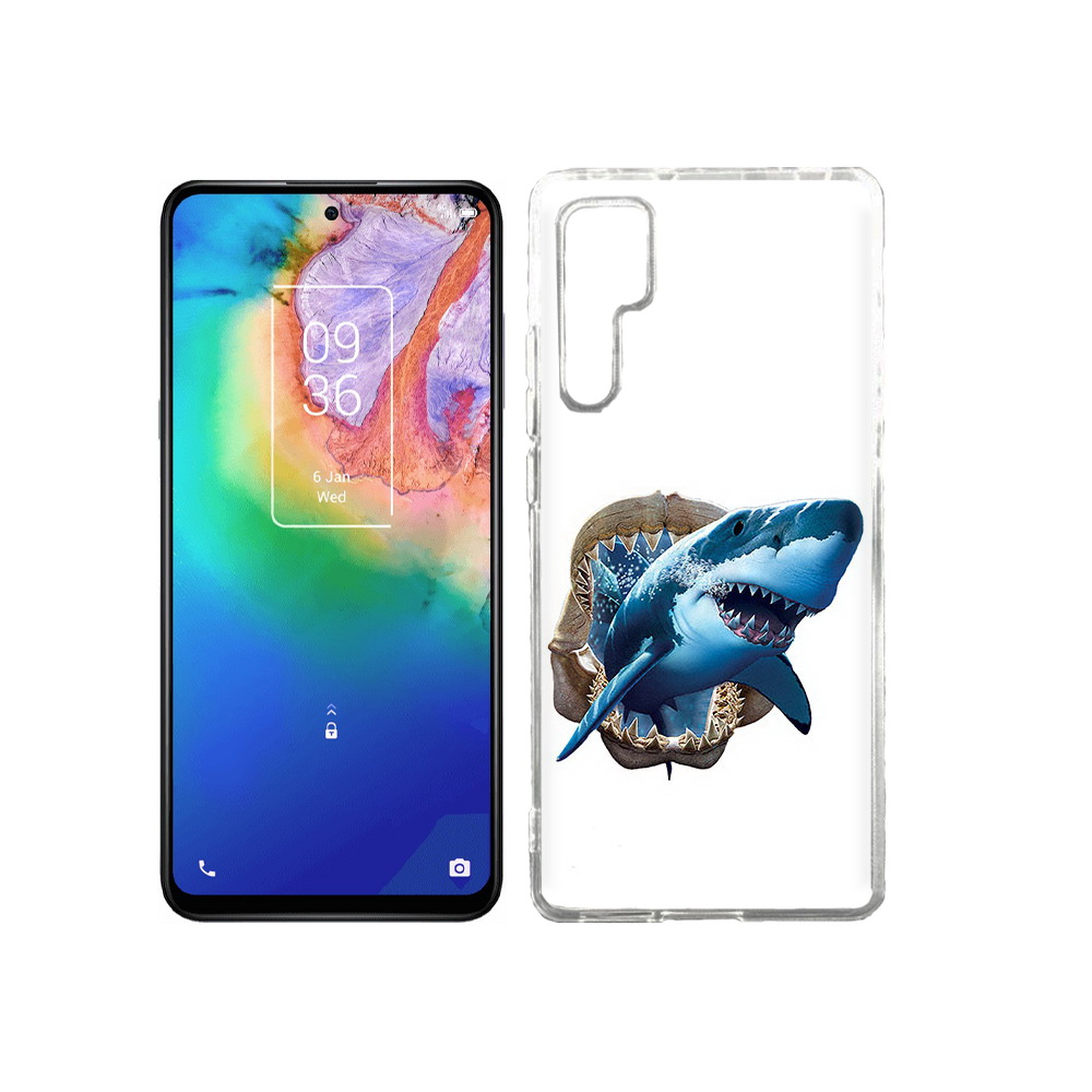 

Чехол MyPads Tocco для TCL 20 Pro челюсти, Прозрачный, Tocco
