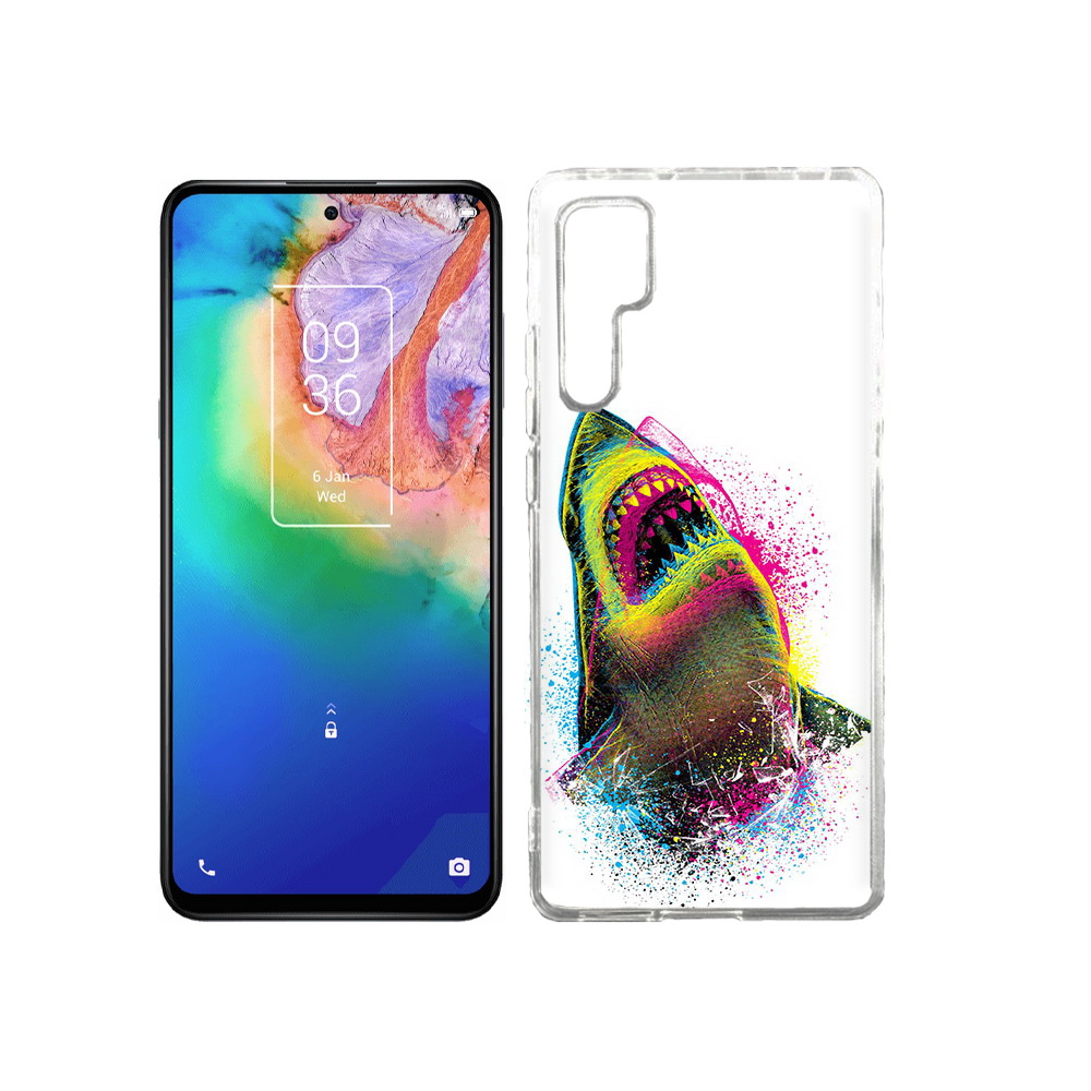 

Чехол MyPads Tocco для TCL 20 Pro челюсти-2, Прозрачный, Tocco