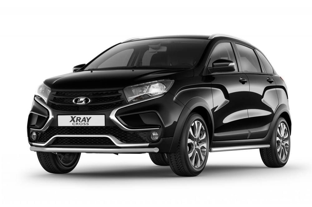 

Защита переднего бампера одинарная d=51 мм (НПС) Lada XRay Cross 2018-, LXC220202