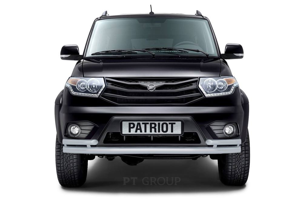

Защита переднего бампера двойная с углами d=63/51 мм ИСКРА (ППК) UAZ Patriot 2014-, UZP-14-330206.11