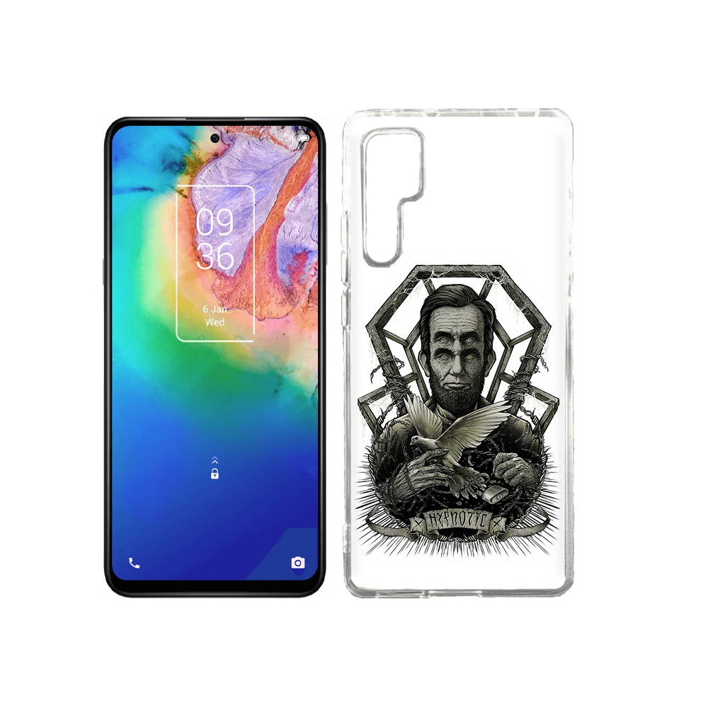 

Чехол MyPads Tocco для TCL 20 Pro франклин абстракция, Прозрачный, Tocco