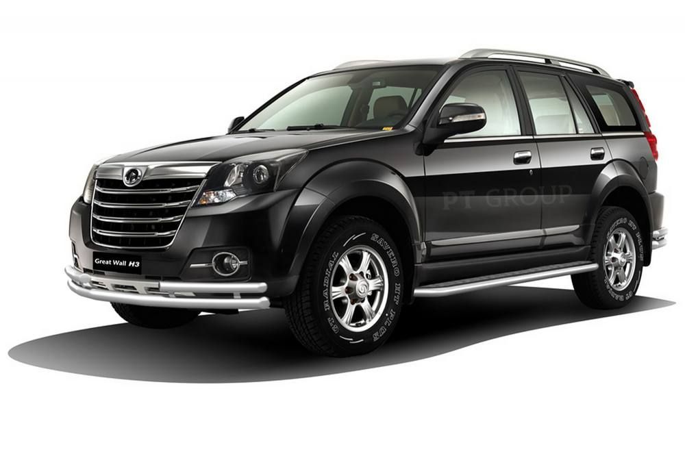 

Защита переднего бампера двойная с углами d=63/51 мм (НПС) Great Wall Hover H3 2017-, 13030104