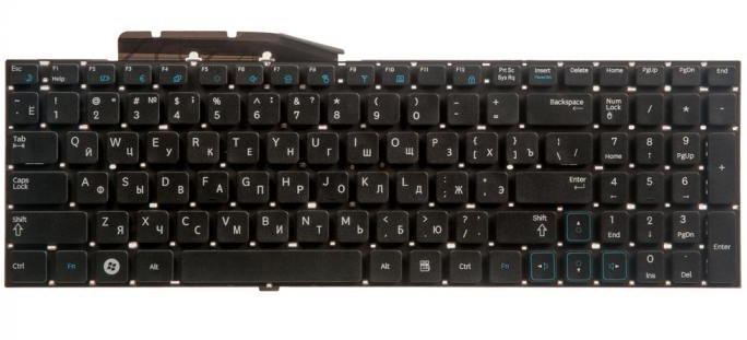 

клавиатура для ноутбука Samsung RV511 RC510 (BA75-02862C), без рамки,Гор.Enter