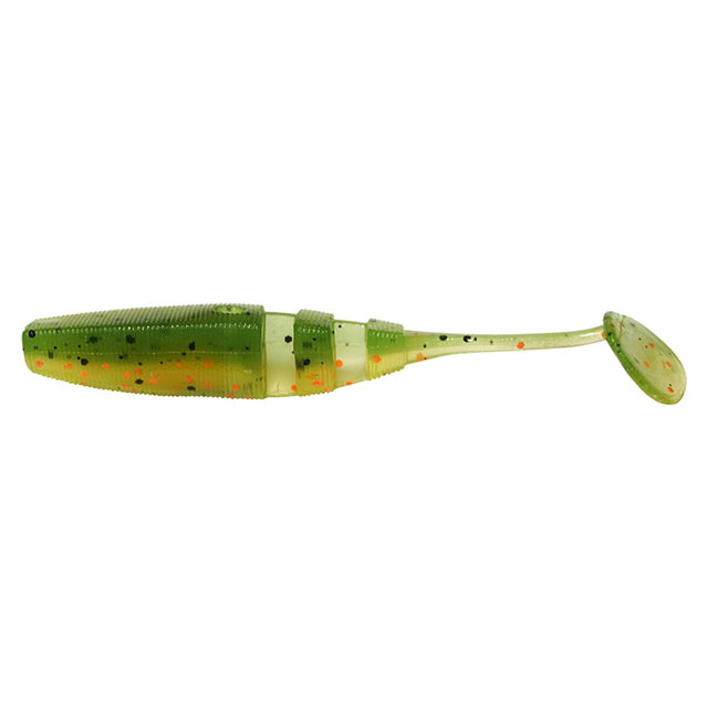 

Приманка силиконовая (мягкая) Виброхвост KOSADAKA LOOPY SHAD (LSH-080-BOT/3,2"/BOT), Зеленый