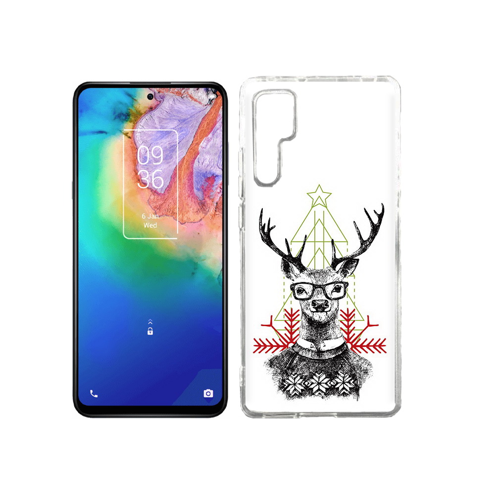 Чехол MyPads Tocco для TCL 20 Pro умный олень