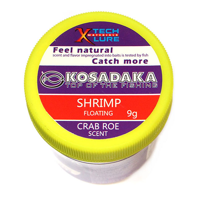 

Kosadaka Приманка силиконовая (мягкая) KOSADAKA , банка 18гр (Плавающая ; Красный)