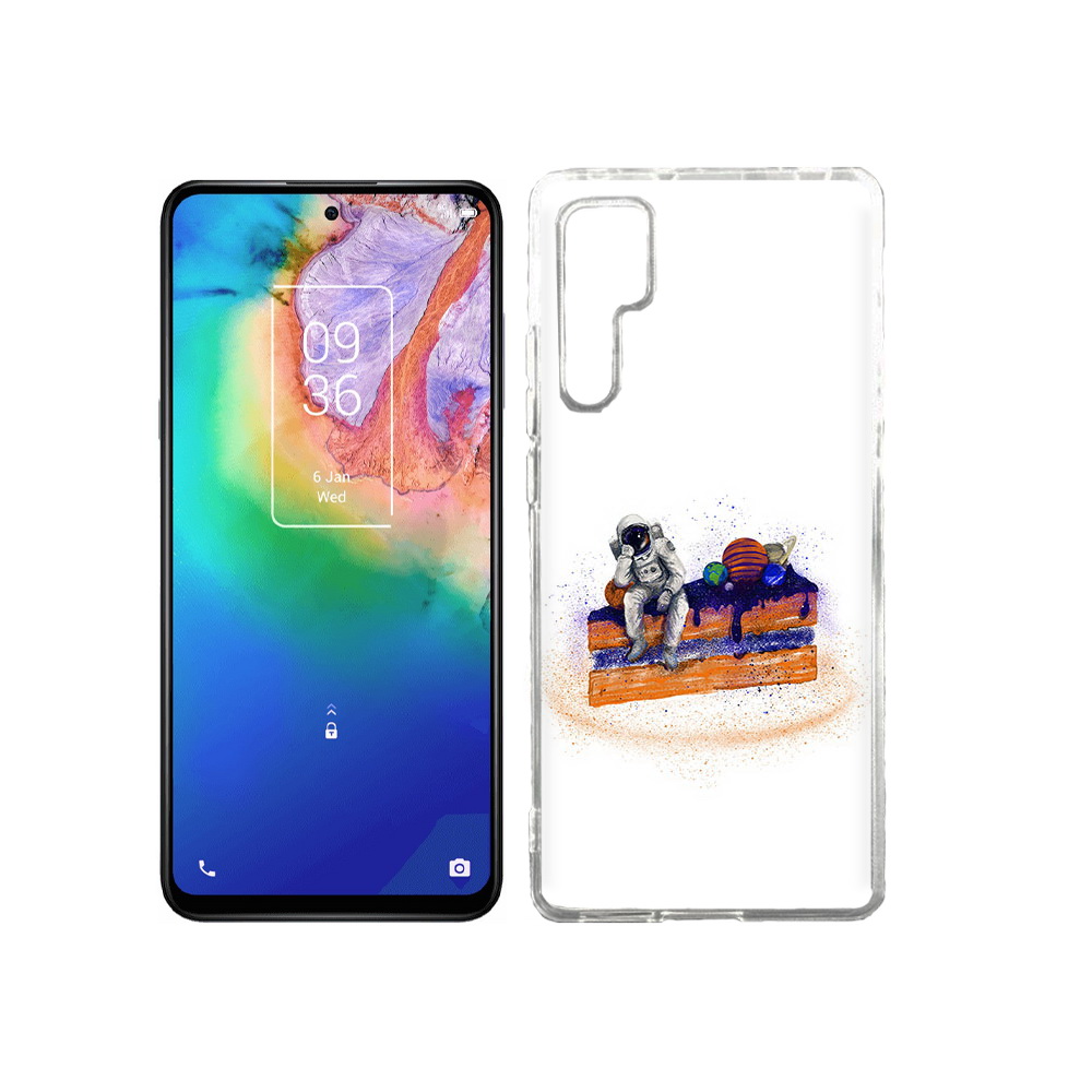 

Чехол MyPads Tocco для TCL 20 Pro торт с планетами, Прозрачный, Tocco