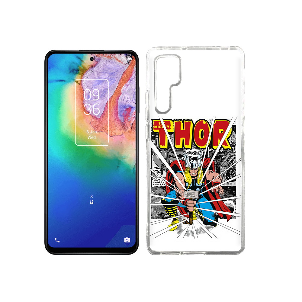 

Чехол MyPads Tocco для TCL 20 Pro тор рисунок, Прозрачный, Tocco