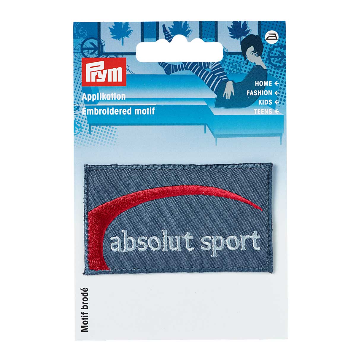 

Термоаппликация Prym 925617 Аbsolut sport джинсовый ярлык