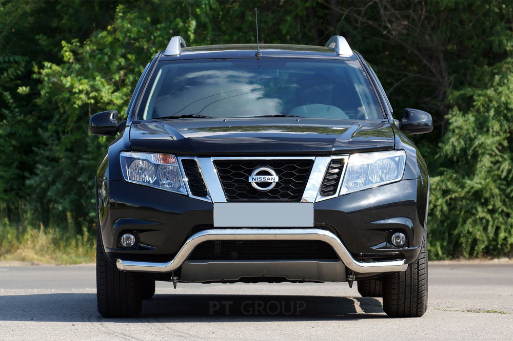 

Защита переднего бампера d=63 мм "Волна" (НПС) Nissan Terrano 2014-, 08060101